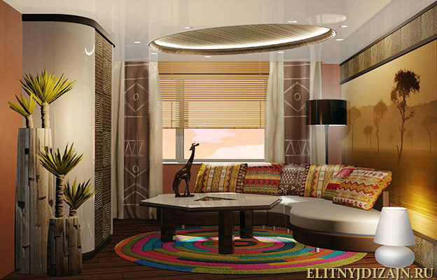 Дизайн комнаты в африканском стиле
